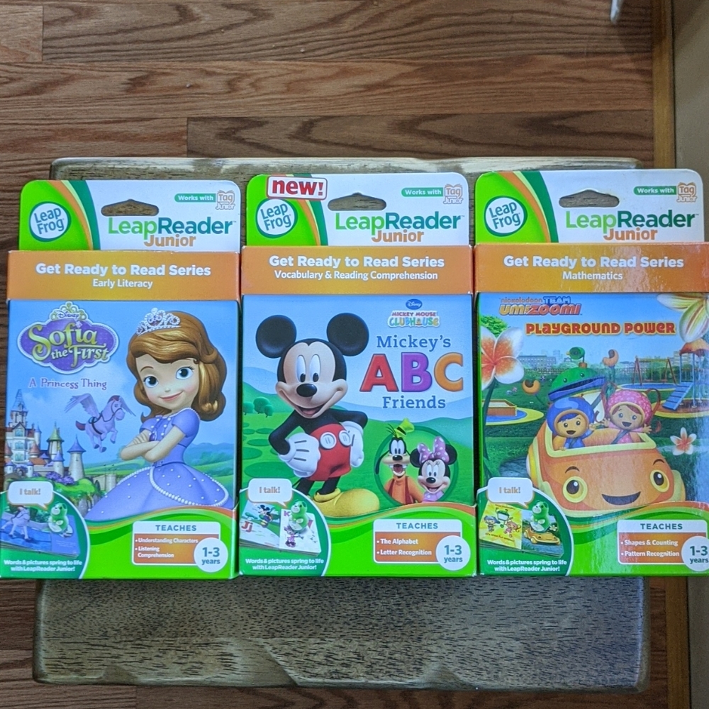 Leap Reader Junior Get Ready to Read Series 3 NEW
